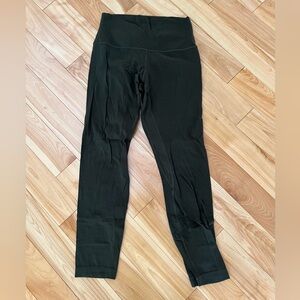 Lululemon dark olive align leggings size 6